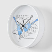 Horloge Musique libre (Angle)