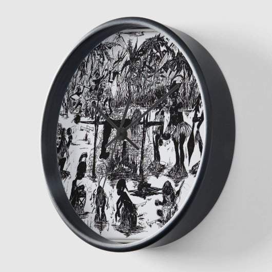 Horloge Muur Klokken (Angle)