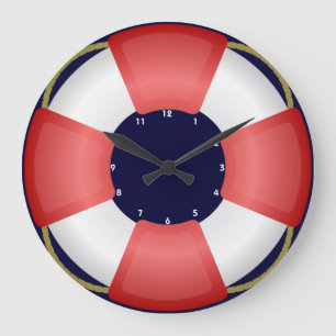 horloge nautique lifebuoy de sauveteur