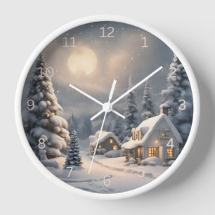 Horloge Neige