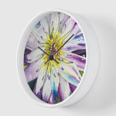 Horloge Nénuphars d'eau fine art (Angle)