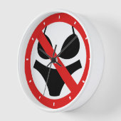 Horloge No swimsuits Allowed Sign (Angle)