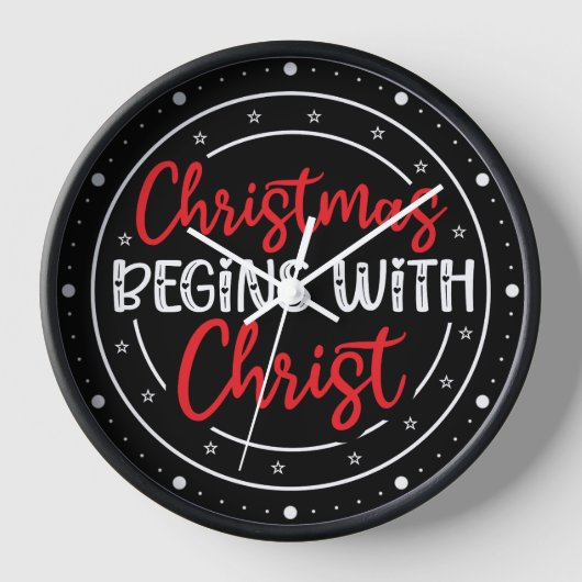 Horloge Noël commence avec le Christ-65772 (Recto)