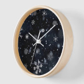 Horloge Noël SlipperyJoe de différentes tailles (Angle)