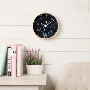 Horloge Noël SlipperyJoe de différentes tailles