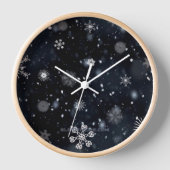 Horloge Noël SlipperyJoe de différentes tailles (Recto)