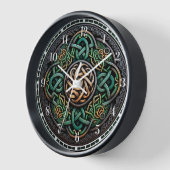 Horloge Noeud Celtique Green Gold (Angle)