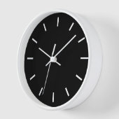 Horloge Noir et blanc moderne (Angle)