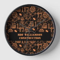 Noir et marron Architectural Blueprint Engineer