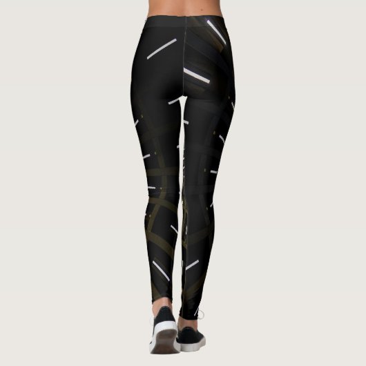 HORLOGE NOIR - Leggings (Dos)