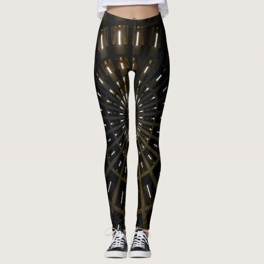 HORLOGE NOIR - Leggings (Devant)
