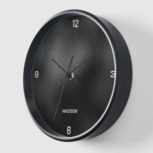 Horloge noire (Angle)