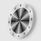 Horloge noire de l'illusion optique (Angle)