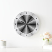 Horloge noire de l'illusion optique (Maison)