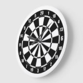 Horloge noire et blanche (Angle)