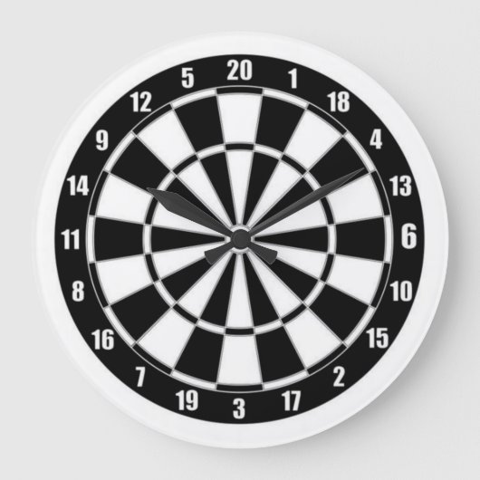 Horloge noire et blanche (Recto)