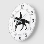 Horloge noire et blanche (Angle)