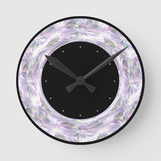 Horloge noire et diamant (Recto)