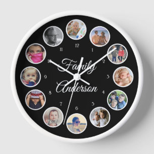 Horloge Nom de famille télécharger la photo