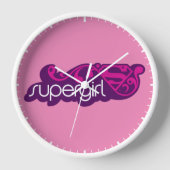 Horloge Nom Super Supergirl et Bouclier S (Recto)