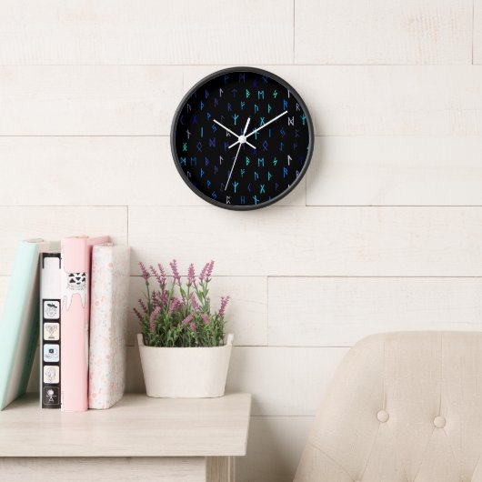 Horloge Normale Par Mur De Nuit (Salle de lecture)