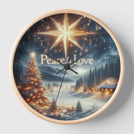 Horloge North Star Christmas Valley Winter Wonderland (Recto)