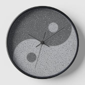 Horloge Notes musicales Yin Yang (Recto)
