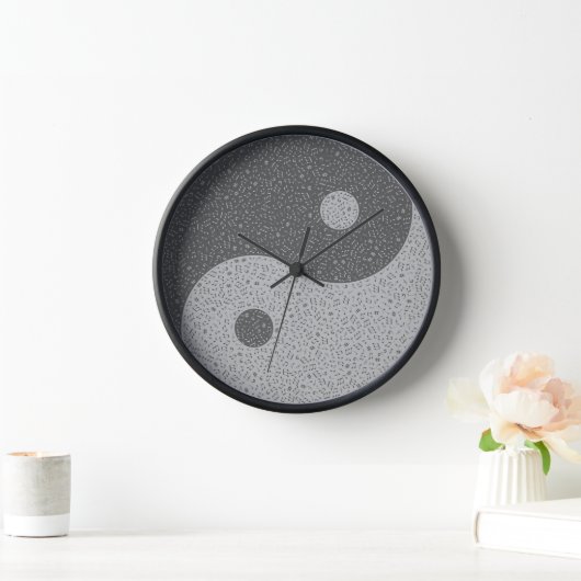 Horloge Notes musicales Yin Yang (Maison)