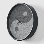 Horloge Notes musicales Yin Yang (Angle)