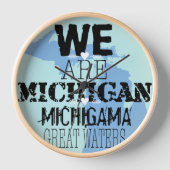 Horloge Nous sommes Michigan Michigama Great Waters (Recto)