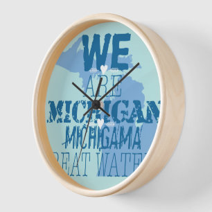 Horloge Nous sommes Michigan Michigama Great Waters