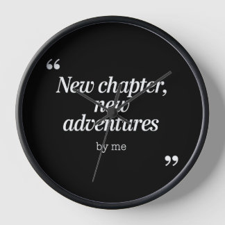 Horloge Nouveau chapitre, New Adventures Design by Me