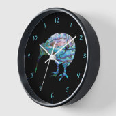 HORLOGE NOUVELLE-ZÉLANDE KIWI BIRD PAUA (Angle)