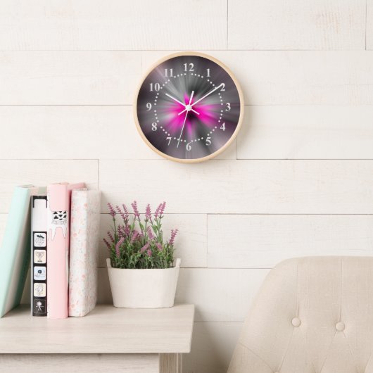 Horloge Nuances de pourpre (Salle de lecture)