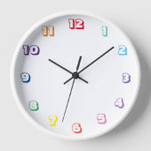 Horloge numéro de couleur (Recto)
