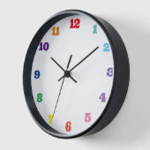Horloge numéro de couleur (Angle)