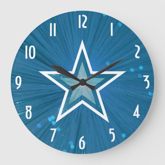 Horloge 'Numéros' Blue Star (Recto)