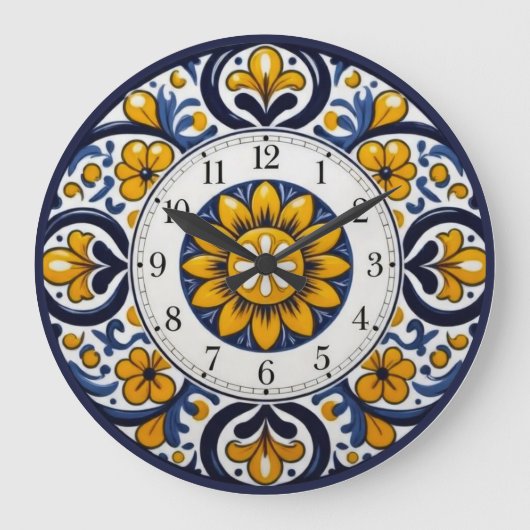 Horloge numérotée Talavera (Recto)