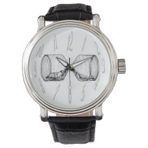 Horloge nummers & rechtopstaande zandloper drainag