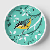 Horloge Nuthatch stylisé (Recto)