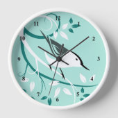 Horloge Nuthatch stylisé (Recto)