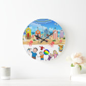 Horloge Octopique Plage (Maison)