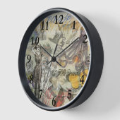 Horloge Octopus Beach Antique Côte Steampunk (Angle)