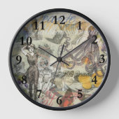 Horloge Octopus Beach Antique Côte Steampunk (Recto)