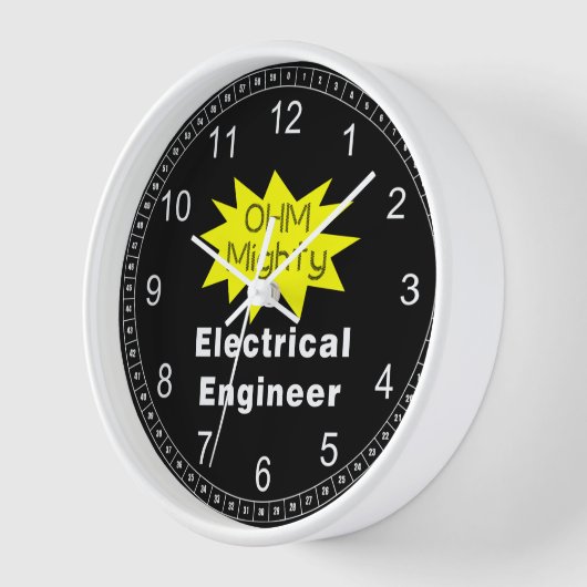 Horloge Ohm Mighty Electrical Engineer (Angle)