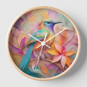 Horloge Oiseau Chanson Violet Gorge Fantastique