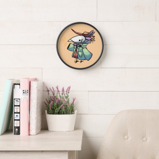 Horloge Oiseau masqué (Salle de lecture)