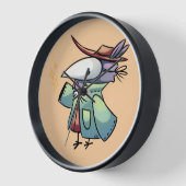 Horloge Oiseau masqué (Angle)