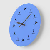 Horloge - Oiseaux aquatiques (Angle)