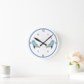 Horloge - Oiseaux bleus (Maison)